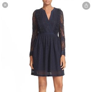 The Kooples Lace Dress, Navy